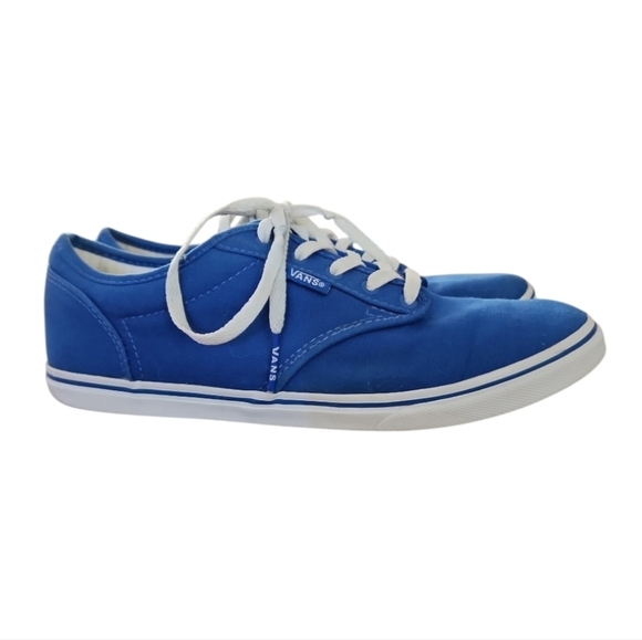 Vans Shoes - Vans Women's Atwood Shoes Blue White Canvas Size 7.5 VN0U4IAME Classic Sneakers